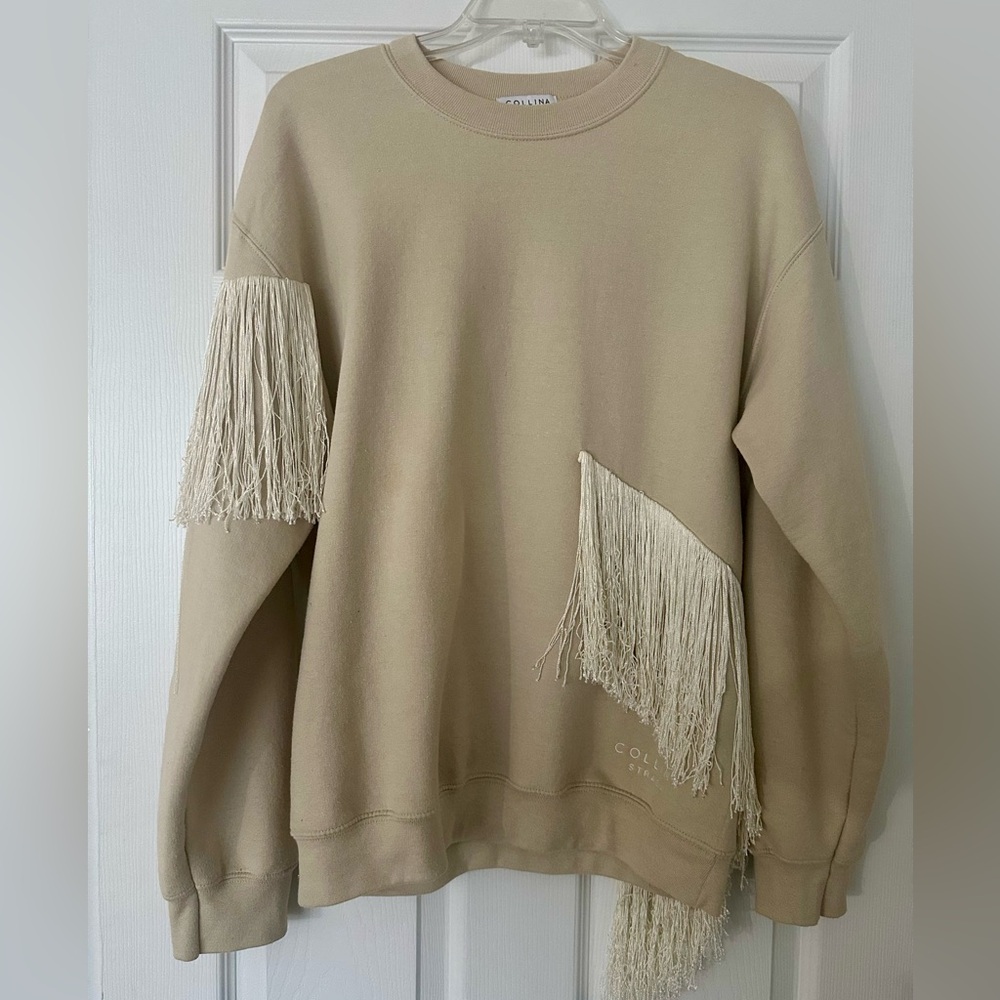Collina Strada Fringe Sweatshirt